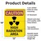 Signmission Radiation & Laser Sign, 18 in H x 12 in W, Aluminum, Rectangle OS-2PACK-CR-A-1218-V-10231 - alternate 6